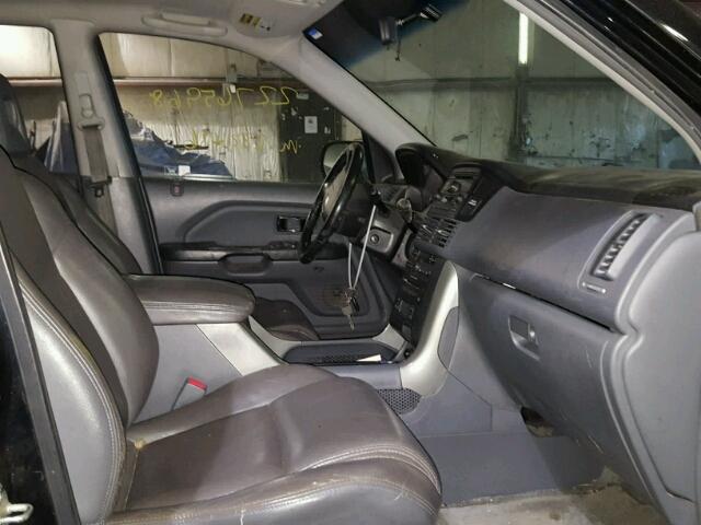 5FNYF18595B061802 - 2005 HONDA PILOT EXL BLACK photo 5