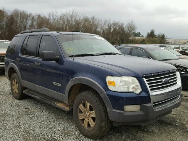 1FMEU63E76UA89583 - 2006 FORD EXPLORER X BLUE photo 1