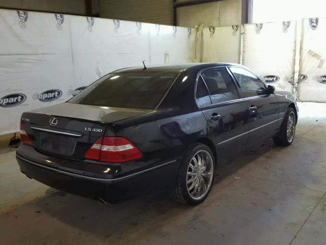 JTHBN36F750175391 - 2005 LEXUS LS 430 BLACK photo 4