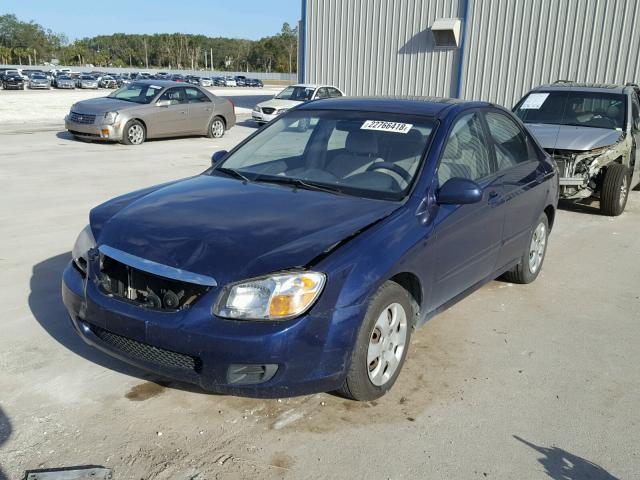 KNAFE121875464378 - 2007 KIA SPECTRA EX BLUE photo 2