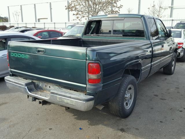 1B7HC13Y21J551284 - 2001 DODGE RAM 1500 GREEN photo 4