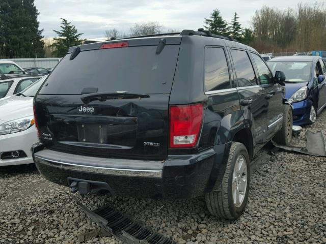 1J8HR58207C696937 - 2007 JEEP GRAND CHER BLACK photo 4