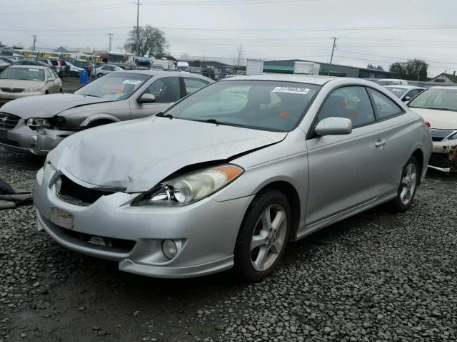 4T1CE38P45U954294 - 2005 TOYOTA CAMRY SOLA SILVER photo 2