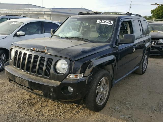 1J8FT28W17D400019 - 2007 JEEP PATRIOT SP BLACK photo 2