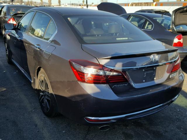 1HGCR2F11HA240891 - 2017 HONDA ACCORD SPO CHARCOAL photo 3