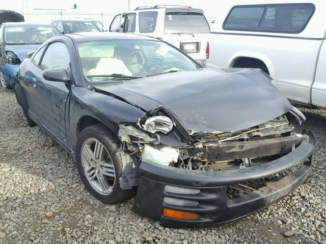 4A3AC84L0YE115384 - 2000 MITSUBISHI ECLIPSE GT BLACK photo 1