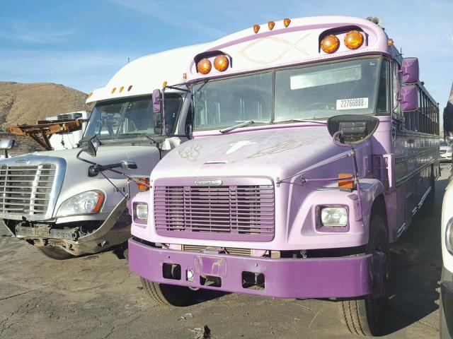 4UZ6CJBA21CH55002 - 2001 BLUE SCHOOL BUS PURPLE photo 2