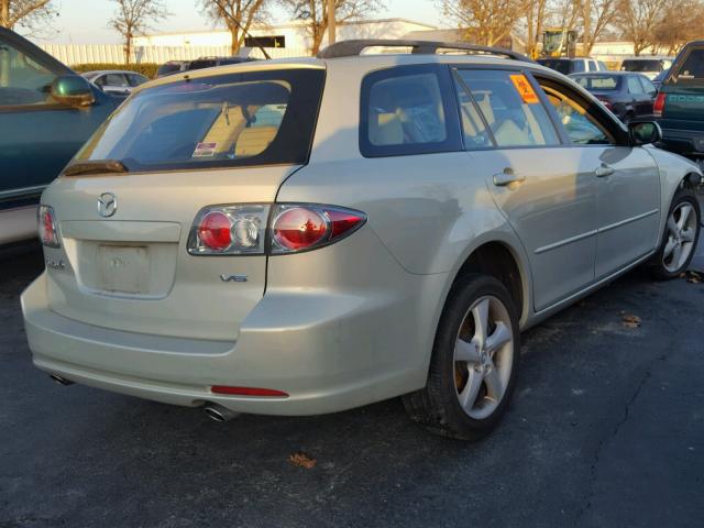 1YVHP82D265M01794 - 2006 MAZDA 6 S BEIGE photo 4