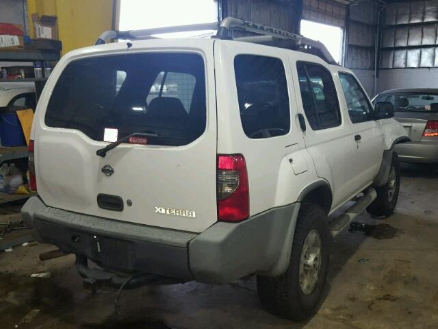 5N1ED28Y8YC508965 - 2000 NISSAN XTERRA XE WHITE photo 4