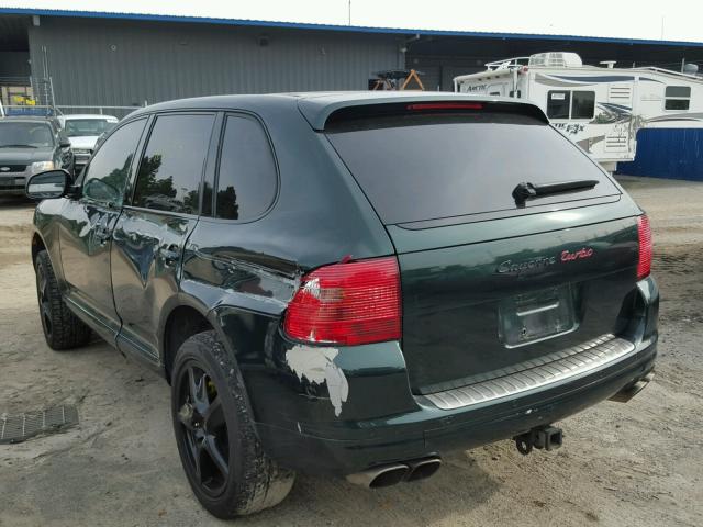 WP1AC29P84L003235 - 2004 PORSCHE CAYENNE TU GREEN photo 3