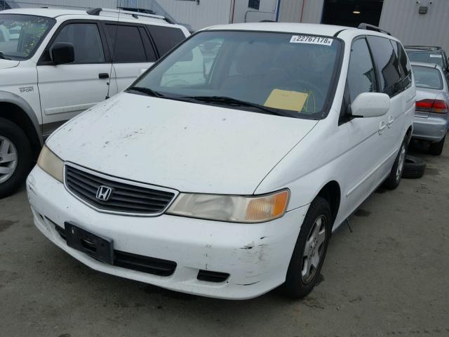 2HKRL1865YH566490 - 2000 HONDA ODYSSEY EX WHITE photo 2