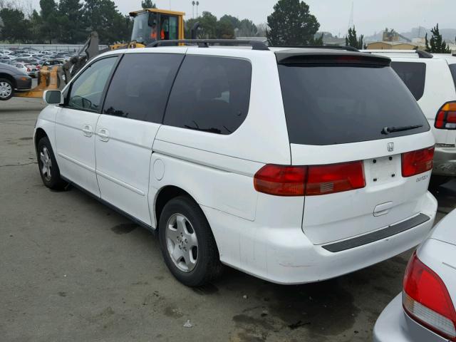 2HKRL1865YH566490 - 2000 HONDA ODYSSEY EX WHITE photo 3