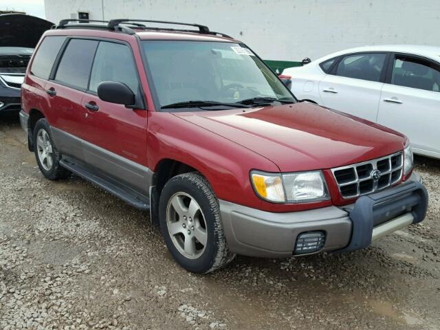 JF1SF6552XH737524 - 1999 SUBARU FORESTER S RED photo 1