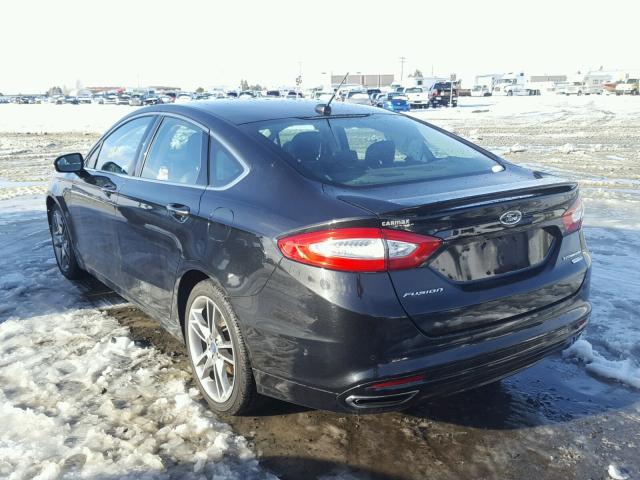 3FA6P0D95ER201100 - 2014 FORD FUSION TIT BLACK photo 3