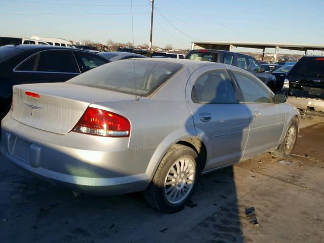 1C3EL46XX5N691898 - 2005 CHRYSLER SEBRING SILVER photo 4