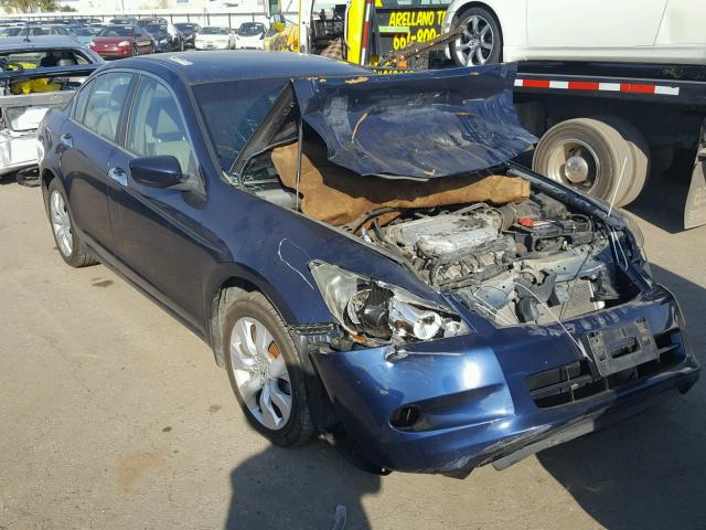 1HGCP36878A063496 - 2008 HONDA ACCORD EXL BLUE photo 1