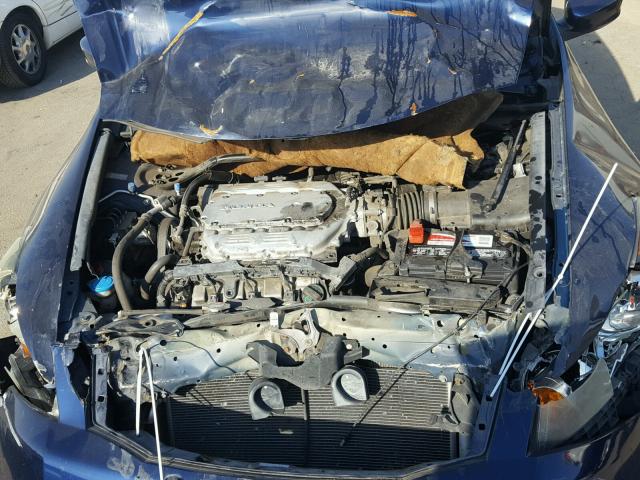 1HGCP36878A063496 - 2008 HONDA ACCORD EXL BLUE photo 7