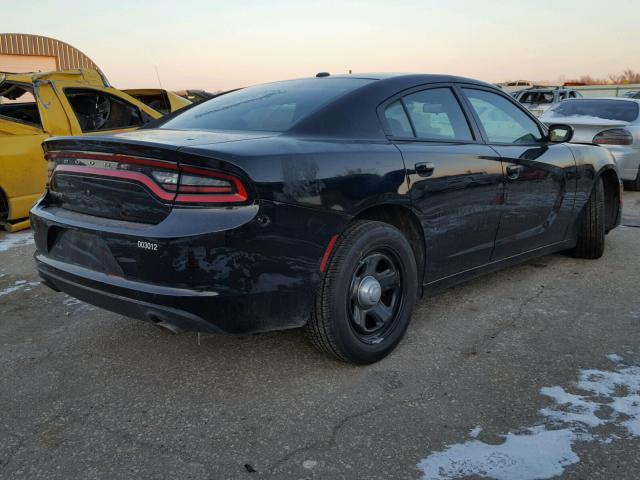 2C3CDXAG6FH768774 - 2015 DODGE CHARGER PO BLACK photo 4