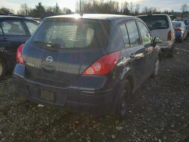 3N1BC13E89L366952 - 2009 NISSAN VERSA S BLUE photo 4