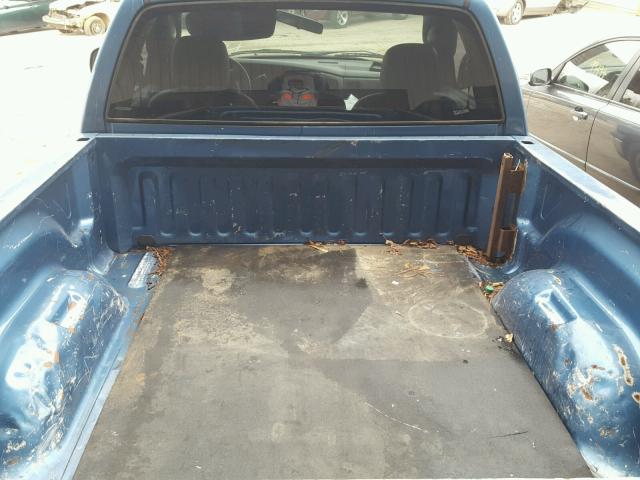 1D7HA16K12J200645 - 2002 DODGE RAM 1500 BLUE photo 6