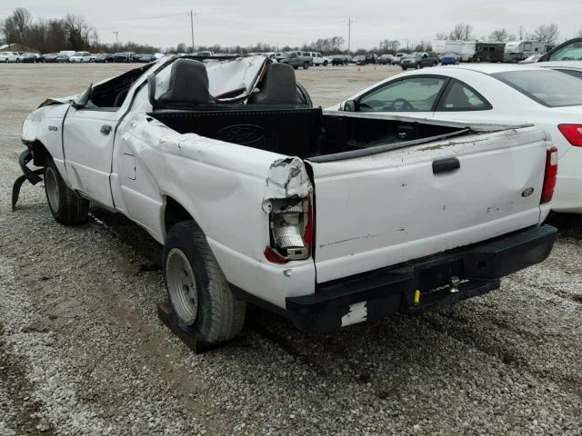 1FTYR10D94PB54267 - 2004 FORD RANGER WHITE photo 3