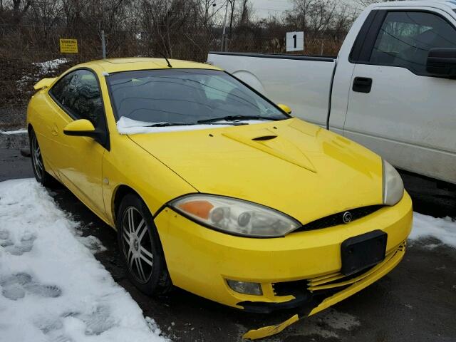 1ZWHT61LX15615951 - 2001 MERCURY COUGAR V6 YELLOW photo 1