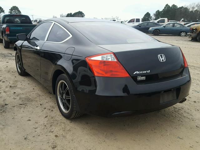 1HGCS1B31AA007024 - 2010 HONDA ACCORD LX BLACK photo 3