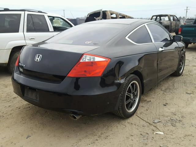 1HGCS1B31AA007024 - 2010 HONDA ACCORD LX BLACK photo 4