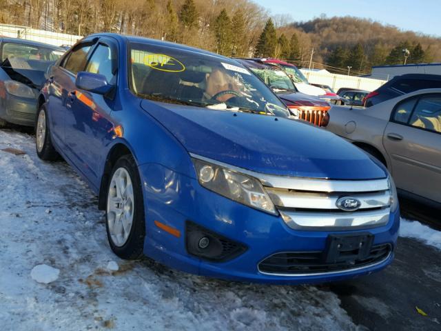 3FAHP0HA3BR182491 - 2011 FORD FUSION SE BLUE photo 1