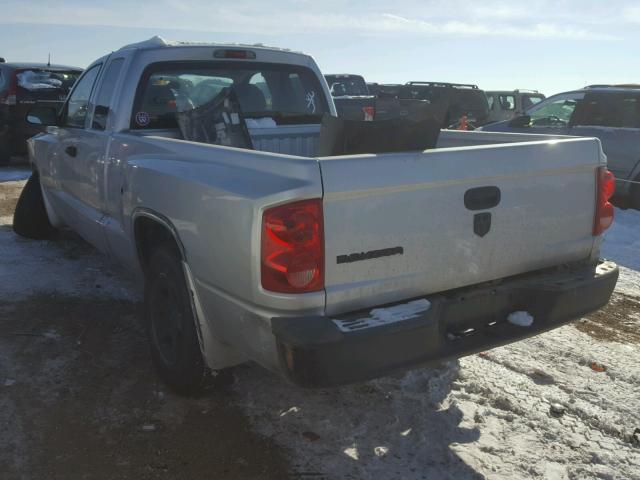 1D7HE22K37S160652 - 2007 DODGE DAKOTA ST SILVER photo 3