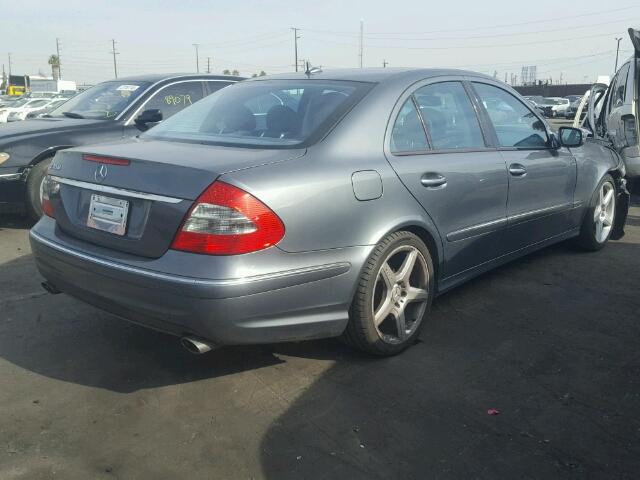 WDBUF56X49B395902 - 2009 MERCEDES-BENZ E 350 GRAY photo 4