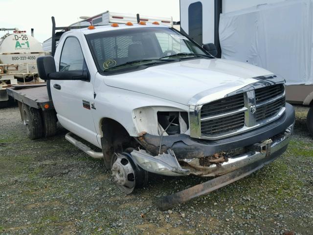 3D6WH46A18G174493 - 2008 DODGE RAM 3500 S WHITE photo 1