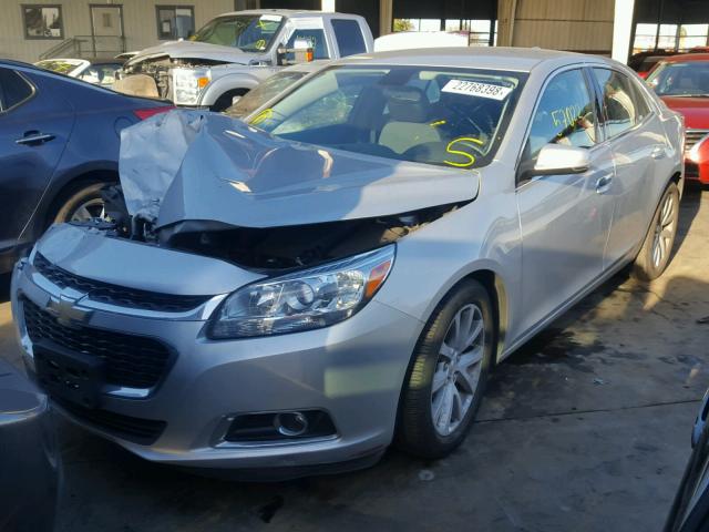 1G11D5SL3FF126381 - 2015 CHEVROLET MALIBU 2LT SILVER photo 2