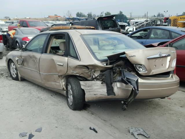 4T1BF28B82U237447 - 2002 TOYOTA AVALON XL GOLD photo 3