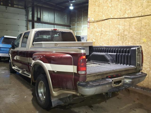 1FTWW33F7YEA35935 - 2000 FORD F350 SUPER TWO TONE photo 3