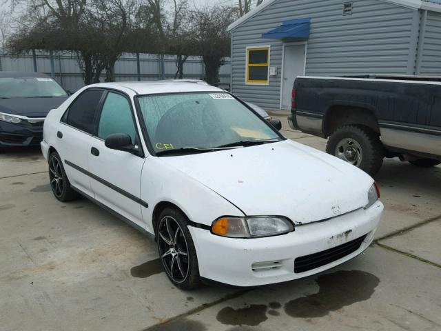 JHMEG8543SS008675 - 1995 HONDA CIVIC DX WHITE photo 1