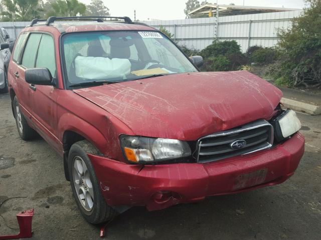 JF1SG65654H750592 - 2004 SUBARU FORESTER 2 MAROON photo 1