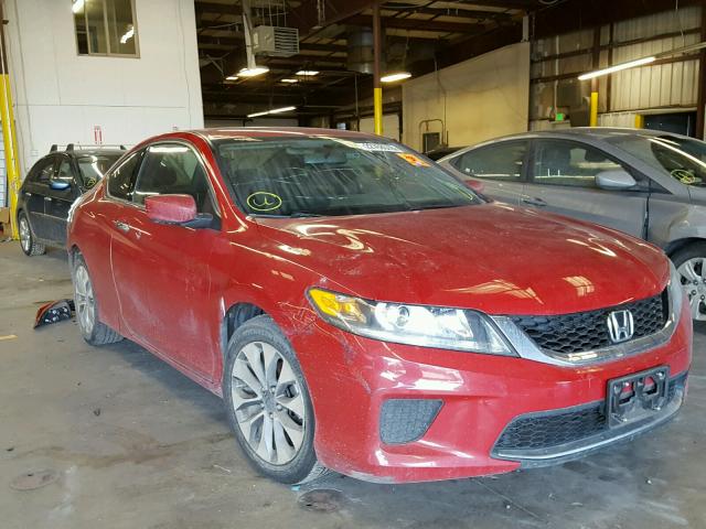 1HGCT1B36EA003165 - 2014 HONDA ACCORD LX- RED photo 1