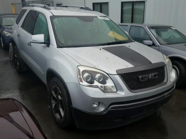 1GKLRMED0AJ270013 - 2010 GMC ACADIA SLT SILVER photo 1