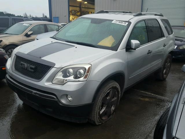 1GKLRMED0AJ270013 - 2010 GMC ACADIA SLT ვერცხლისფერი ფოტო 2