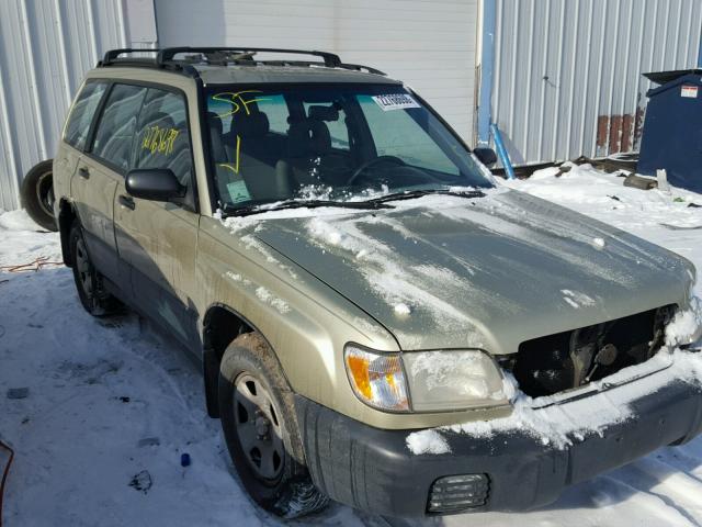 JF1SF63581H750840 - 2001 SUBARU FORESTER L BEIGE photo 1