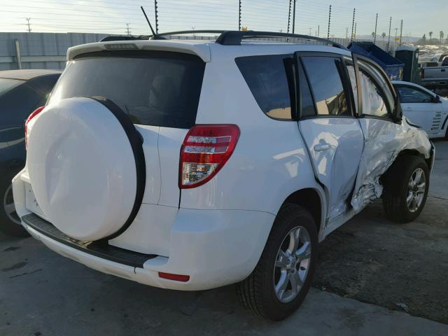 2T3ZF4DV3BW100949 - 2011 TOYOTA RAV4 WHITE photo 4