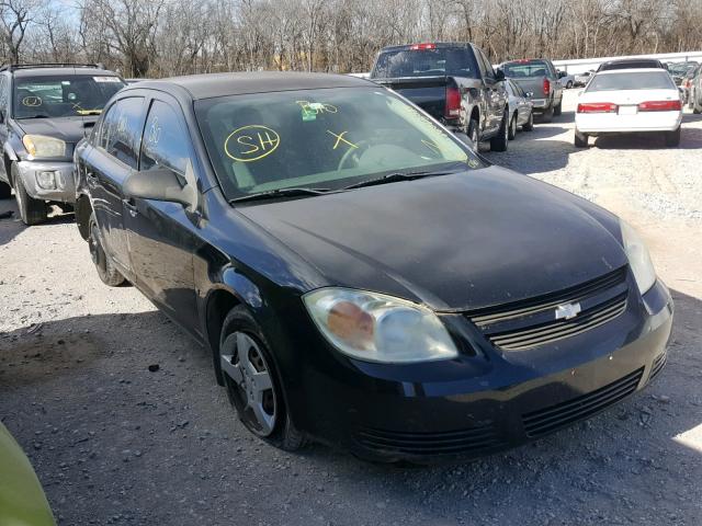 1G1AK55F167833016 - 2006 CHEVROLET COBALT LS BLACK photo 1