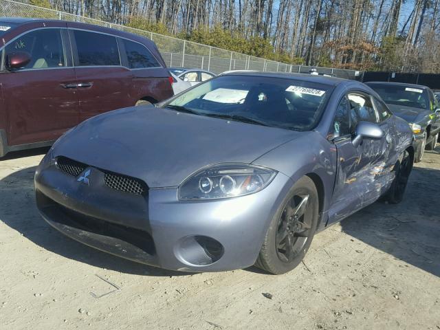 4A3AK24F27E062888 - 2007 MITSUBISHI ECLIPSE GS BLUE photo 2