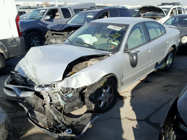 1G3NL52F43C325376 - 2003 OLDSMOBILE ALERO GL SILVER photo 2