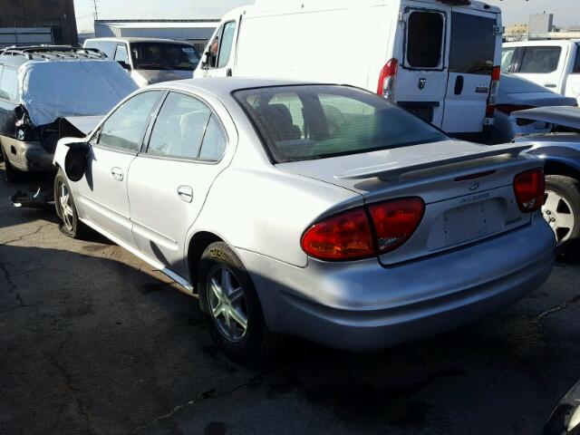 1G3NL52F43C325376 - 2003 OLDSMOBILE ALERO GL SILVER photo 3