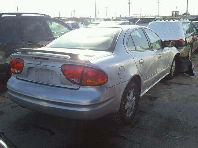 1G3NL52F43C325376 - 2003 OLDSMOBILE ALERO GL SILVER photo 4