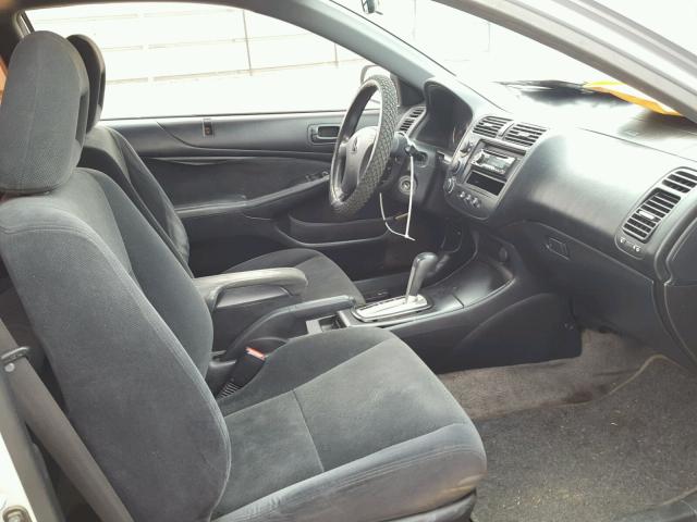 1HGEM22563L078821 - 2003 HONDA CIVIC LX SILVER photo 5