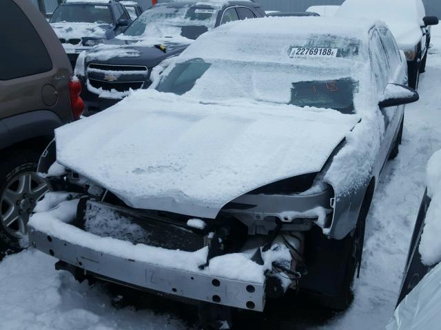 1G1ZT52834F105352 - 2004 CHEVROLET MALIBU LS SILVER photo 2