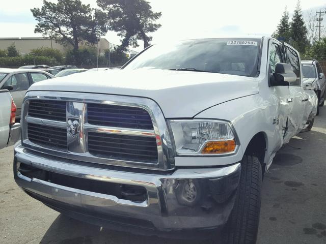 3C6UD5DLXCG160563 - 2012 DODGE RAM 2500 S WHITE photo 2